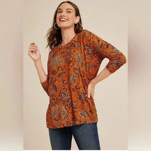 24/7 Palisade Paisley Top, VARIOUS SIZES